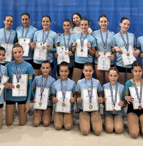 Γ.Α.Σ.Χολαργού: Ούτε 1 ούτε 2... 15 μετάλλια στο Πανελλήνιο Αεροβικής!