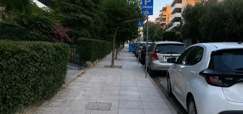 Νέο έργο ανάπλασης πεζοδρομίων από την οδό Πυθαγόρα