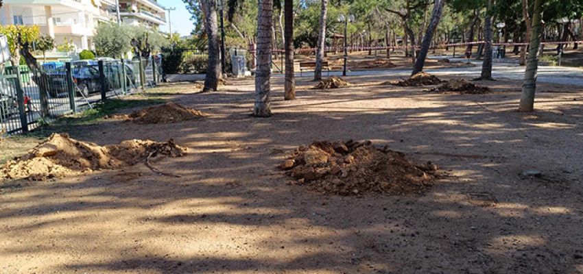 Σαββατοκύριακο δενδροφύτευσης στα πάρκα του Παπάγου και του Χολαργού